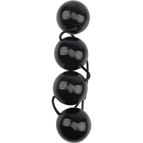 Super Big Black 6cm Anal Plugs Anus Beads Vagina Stimulators X-Large Ana Balls Sex Toys SM Game Bodage Eggs Adult Product Bullet