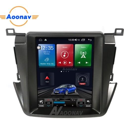 Android 10.0 4G LTE 6+128GB car radio For RAV4 4 XA40 5 XA50 2012-2018 Tesla screen multimedia player GPS navigator