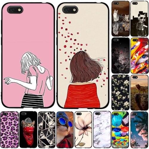 A DUA-L22 Honor 7A For Huawei Honor 7A Case 5.45'' Silicone Soft TPU Back Cover Russian Case For Huawei Honor 7S Cover a7 7 a