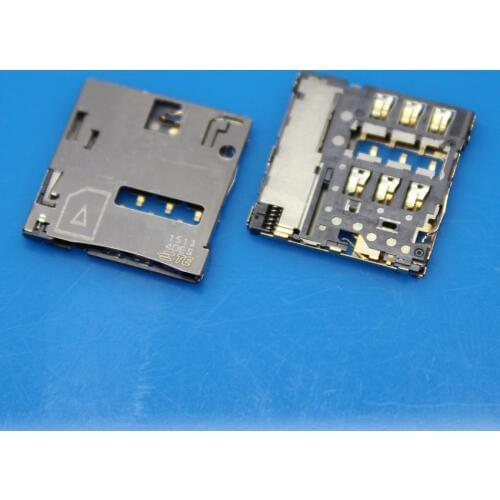 Cltgxdd 5PCS/LOT,New Socket For Huawei Honor 6 H60 Sim Card Reader connector Holder Tray Slot