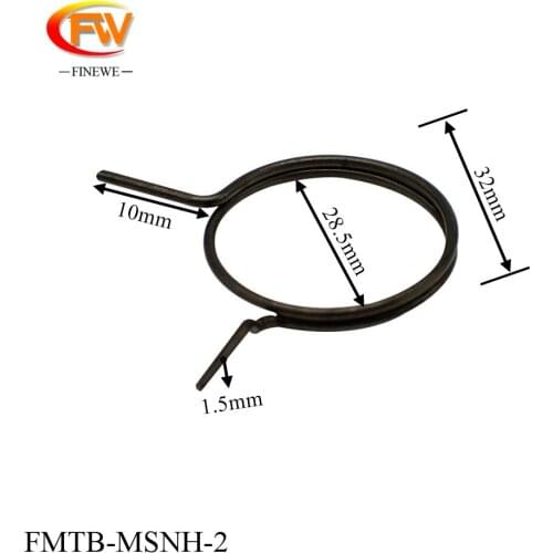FINEWE Anti-theft door handle to return the handle to the round spring, dual-live and double-fast anti-theft door locks