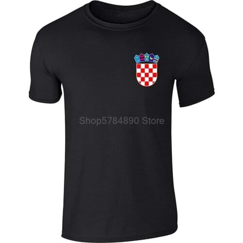 Croatia Mens Footballer Legend Soccers Retro Team Short Sleeve T-Shirt