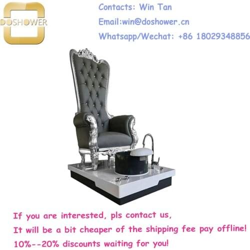 Salon equipment pedicure massage chair with massage vibrating pedicure chair of queen pedicure chairs foot spa