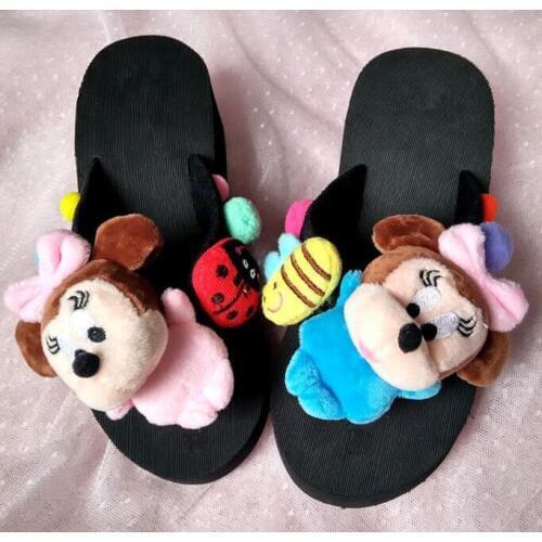 HAHAFLOWER Summer Womens Shoes Cartoon Woman Flip Flops Wedged Platform Designer Shoes Woman Beach Slippers FREE SHIPPING