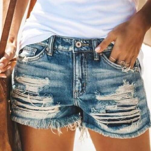 JAYCOSIN 2021 Fashion Women Summer Denim Shorts Jeans Women Summer Pants Sexy Female Jeans High Waist Slim Hole Shorts Pants