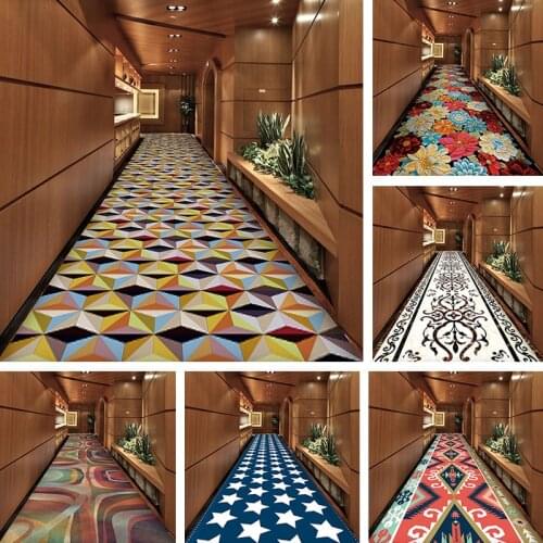 Can be cut corridor restaurant exhibition hall aisle stairs hotel kitchen carpet entrance foot mats floor mats door mats enter