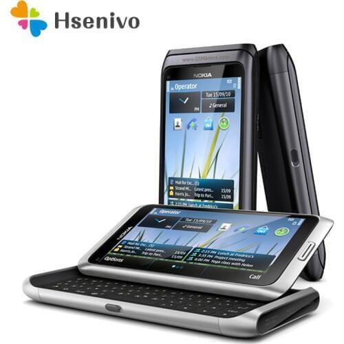 Nokia E7 Refurbished-Original NOKIA E7 Mobile Phone Unlocked 3G wifi Smartphone Refurbished Touch screen Free shipping
