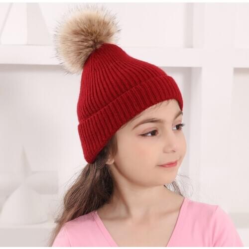 2020 new childrens hat wool autumn knitted hat winter warm children kids ear protection outdoor leisure knitted hat cotton hat