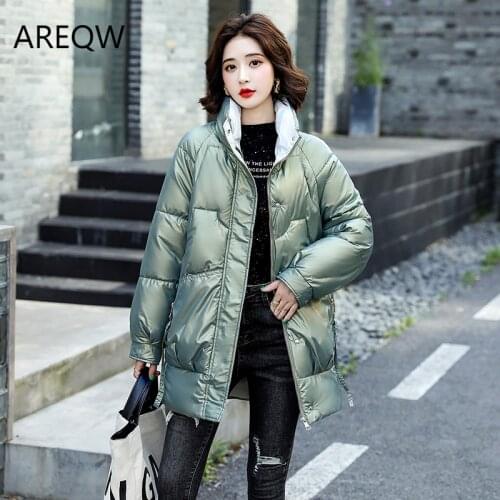 Womens Winter Jacket Warm Hooded Puffer Jacket Slim Parkas for Woman