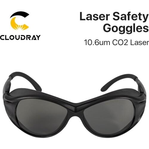 Cloudray 10600nm Laser Safety Goggles OD4+ CE Style A Protective Goggles For CO2 Laser Free Shipping