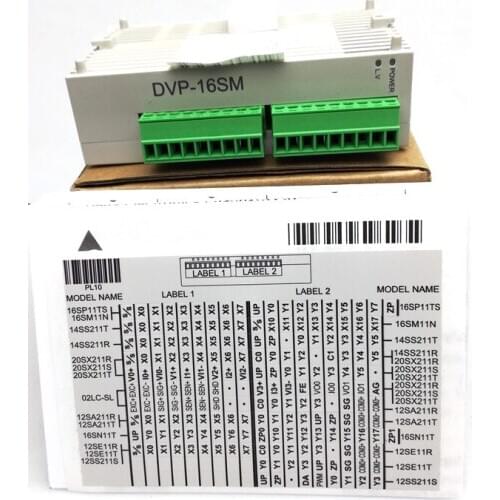 Original Delta DVP16SM11N DVP16SN11T SS Series 16 Point Expansion Module