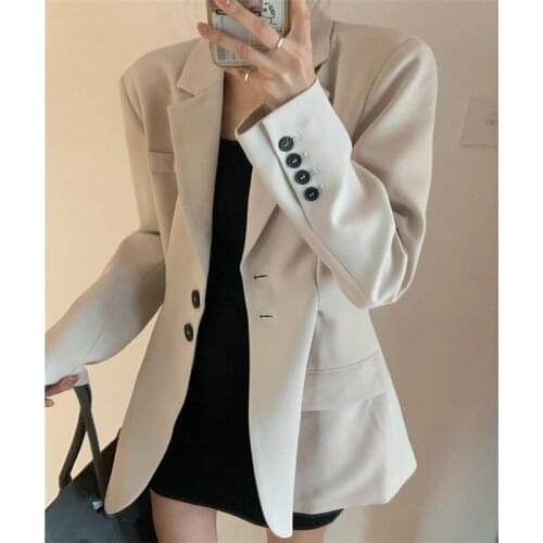 Jackets Female Design Blazer Fashion Slim Office Lady Single Breasted Pocket England Women Suit Blazer Outerwear