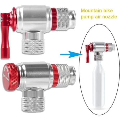 Portable Thickened Bicycle Fast Inflator Inflatable Head Adapter Gas Nozzle