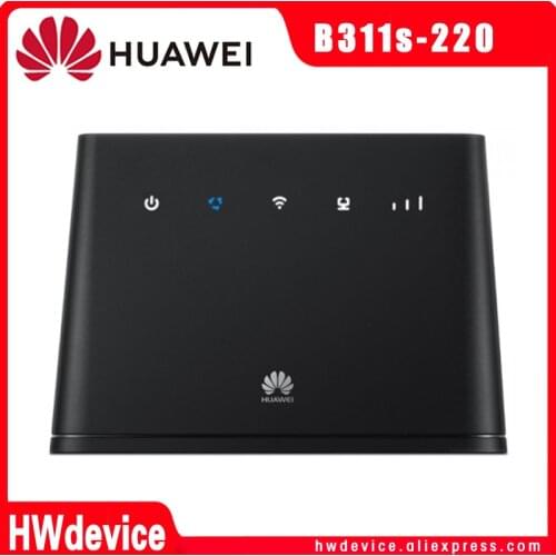 Unlocked New Huawei B311s-220 B311s-221 3G 4G LTE CPE Router Wireless Mobile WiFi with Antenna PK B310s-22 B315s-22 B593