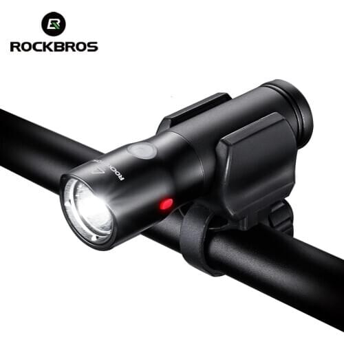 ROCKBROS 700 Lumen Bicycle Light Waterproof Power Bank USB Rechargeable MTB Bike Light Side Warning Flashlight 2000mAh 5 Modes