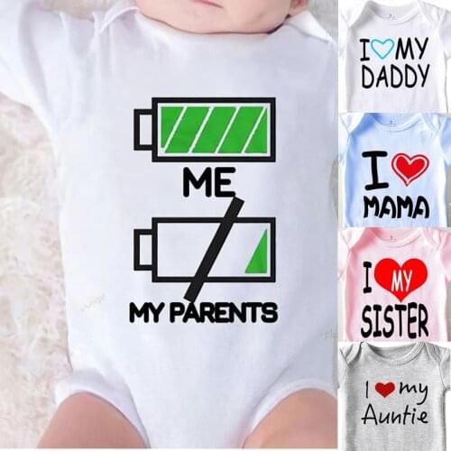 Parents Printed Ropa De Recien Nacido New Born Baby Girl Fall Clothes Girls Outfits Romper for Babies One Piece Jumpsuit