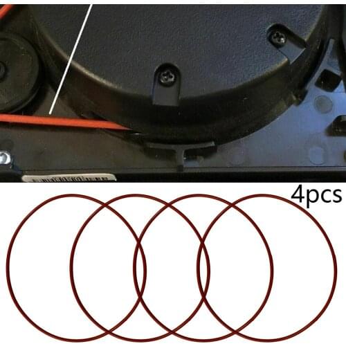 4x Silicone Lidar O Ring Rubber Belt For 65 70 75e 75 80 85 D75 D80 D85 For Side Brush Vacuum Cleaner