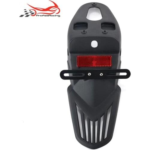 Motorcycle LED Taillight&Fender General Rear Stop Tail Plate For Chinese Kayo Bse 250/450cc Off Road Motocross Pit Bike