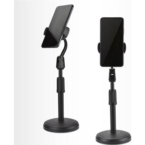 Universal Adjustable Desktop Phone Holder Microphone Holder for iPhone iPad Samsung Support Desk Mount Mobile Phone Holder Stand