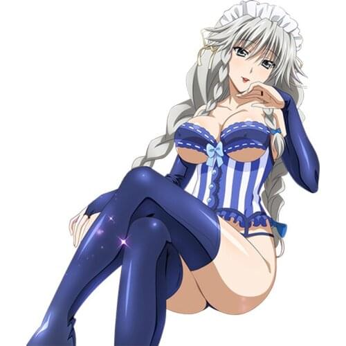 Vinyl Material Sexy Anime Girl Sticker Laptop Skateboard Motorcycle Car Styling Decal Custom Printing Fashion Decal Kk13*11cm