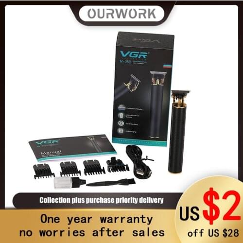 Hair Cliper USB Metal Texture Modified Electric Push High Color Value Body Professional 0 Cutting Head Engraving