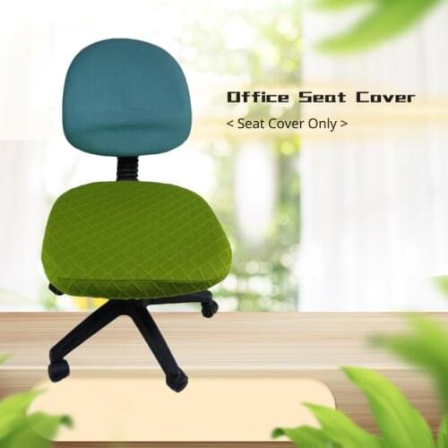 Jacquard/Fleece Dining Chair Cover Stretch Office Chair Cover Elastic Seat Cover for Computer Chair Slipcover Housse De Chaise