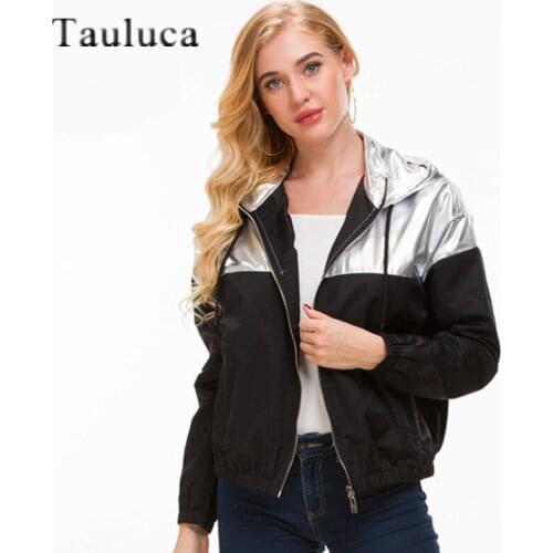 Womens Hooded Jackets 2021 Spring Autumn Causal Windbreaker Women Basic Jackets Coats Zipper Lightweight Jackets Famale Clothes