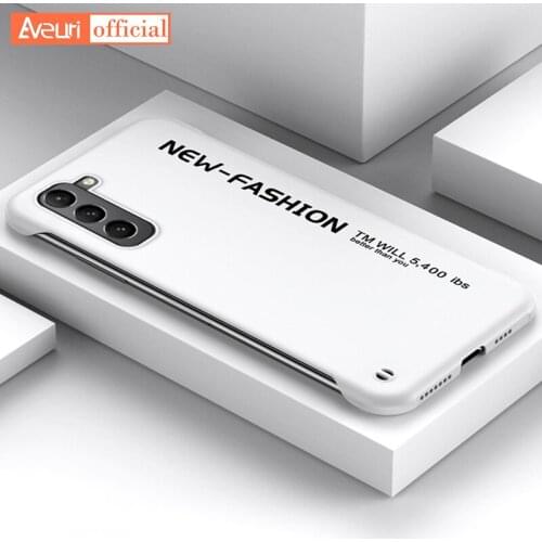 Frameless PC Hard Phone Case For Samsung Galaxy S21 Plus S21 Ultra S21 FE Luxury Matte Cover For Samsung A50 A70 A30S A50S Case