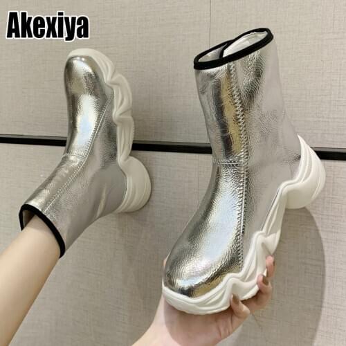 Winter Shoes Women Ankle boots fashion Waterproof Snow Boots Keep warm Footwear Platform Boots Woman p226