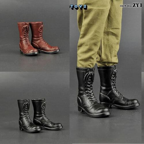 ZY1027 1/6 Male Shoes Model U.S. Army M42 Combat Boots For 12'' Action Figure Dolls In Stock