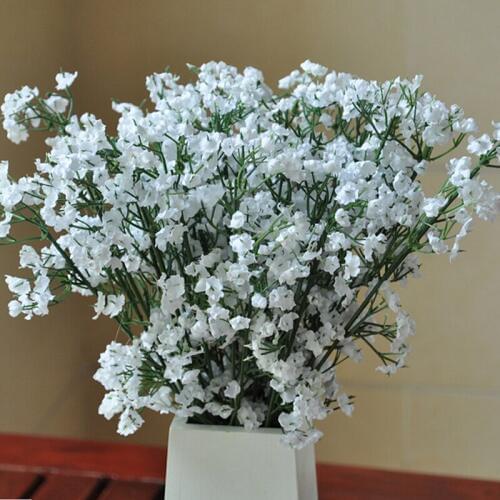 1 pc Artificial Flowers Fake Gypsophila DIY Floral Bouquets Arrangement Wedding Home Garden Party Decoration