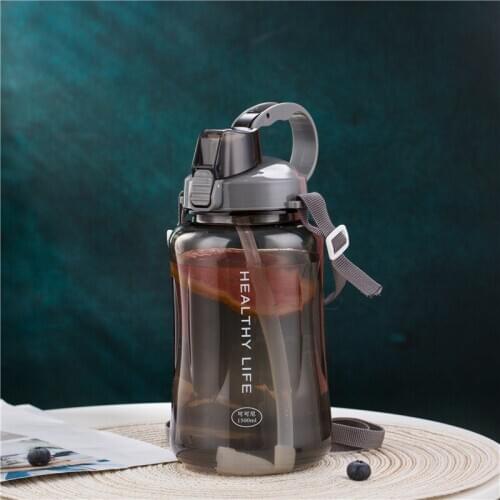 1500ML Portable Bike Water Bottle Big Capacity Sports Fitness Leak-Proof Outdoor Cycling Drink Jug Durable Camping Cup