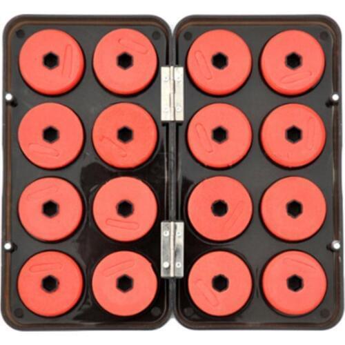 16pcs Foam Spools Line Box Winding Board Fishing Line Shaft Fishing Lure Hook Rig Bait Storage Case Pesca Fishing Tackle Box 8