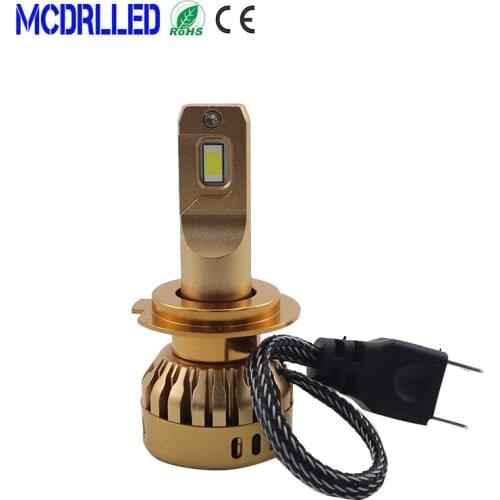 Mcdrlled 2Pcs 30W H7 Car Led Headlight Blubs H1 H3 H4 H8 H9 H11 White 6000K Canbus Automobiles Fog Lights 12V 24V 3000LM