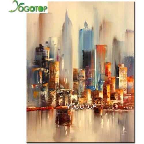 New York Cityscape Diamond Embroidery full drill 5d diy diamond painting abstract art,3d cros-stitch kit,Decoration house YY2059