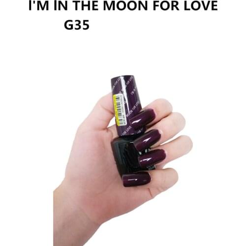 G35 I'M In The Moon For Love 15ml UV LED Gel Polish Vernis Permanent Lasting Shine opies Nail Art (need lamp dry)