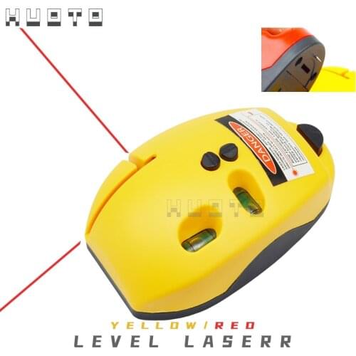 Laser Mouse Level Meter 2-Line Infrared Laser Lever Meter Mouse Type 90 degree Right-angle Level Marking Device