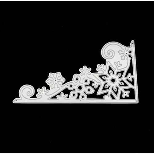 Metal L-shaped snowflake paper die cutting dies for Scrapbooking/DIY Easter wedding Halloween Easter card