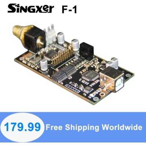 SINGXER F-1 XMOS USB Digital Interface Module With XU208 Chip High End U8 Upgraded Version