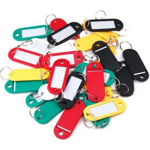New Fashion Plastic Card Bag Tag Keychain Token Card Accessories The Luggage Tag Key Card Color Random Drop Shipping