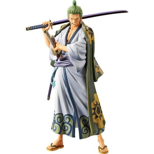 Pre-Sale One Piece Roronoa Zoro Anime Peripheral Character Model Toy Hand-Made Pvc Model Decoration Doll 18Cm Wano Country