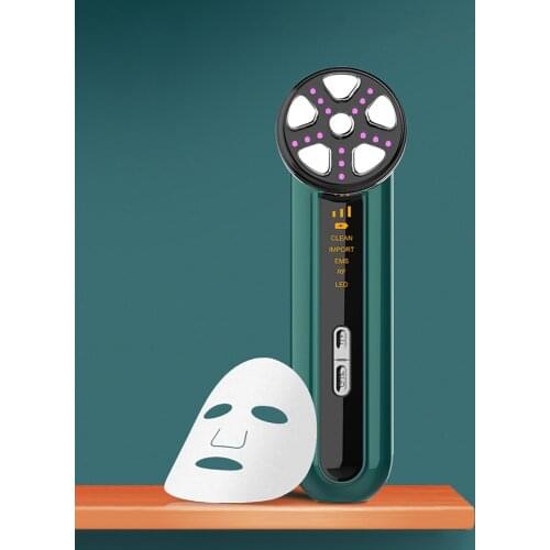 RF Facial Massager Face Lift Device Anti Wrinkles Forehead Skin Rejuvenation Tighten EMS Beauty Apparatus IPL LED Therapy