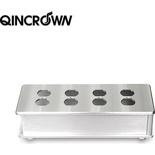 HIFI Aluminum Alloy Empty Socket Case DIY Fever Sound US Power Strip Filter Outlet