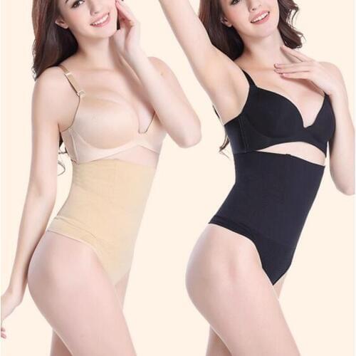 Sexy Thong High Waist Control Panties Women Waist G-String Cincher Body Shaper Ladies Butt Lifter Waist Trainer Lingerie