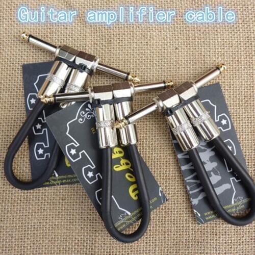 20.5CM Guitar Cable Amplifier Amp Instrument Lead Cord Guitar amplifier cable Hand-built multi-layer shielding noise