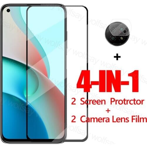 Screen Protector For Redmi Note 9T Glass For Redmi Note 9T 9S 8 8T Poco M3 X3 F2 Pro Tempered Glass Phone Film For Redmi Note 9T