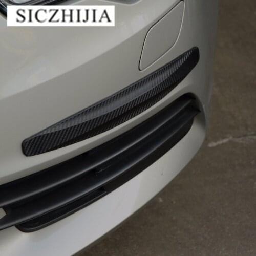 1 pair of carbon fiber bumper bumper strips for Mazda 2 3 5 6 CX5 CX7 CX9 Atenza Axela