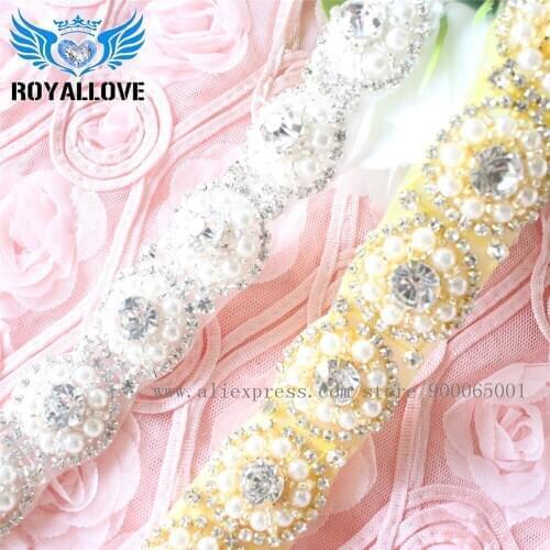 10 yards) Wholesale Sewing On Hot Fix Sliver Gold Beaded Crystal Rhinestone Applique and Trimming Bridal Dresses or Sash Trim