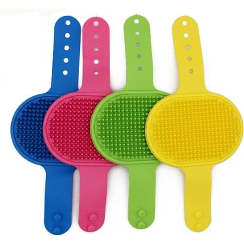 2pcs Pet Cat Bath Brush Dogs Cats Shower Hair Grooming Cmob Dog Cleaning Tool Comfortable Massager Shower Tool
