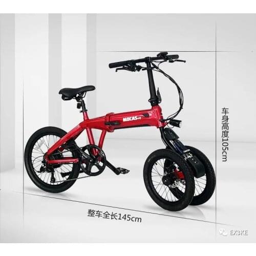 20inch Double Front Wheel Folding Power-Assisted Electric Bike 36V*250W Road Folding Electric Bike